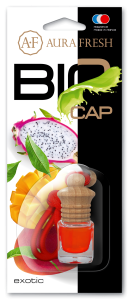 Освежитель подвесной бутылочка Aura Fresh  "BIO CAP Exotic" 6ml /кор.20шт/