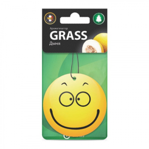 Освежитель картонный GRASS Smile дыня /кор.50шт/