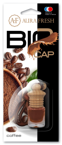 Освежитель подвесной бутылочка Aura Fresh  "BIO CAP Coffee" 6ml /кор.20шт/