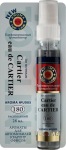 Освежитель спрей  №U005 "Cartier eau de CARTIER" 28мл /кор. 8шт/