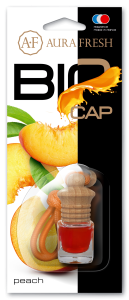 Освежитель подвесной бутылочка Aura Fresh  "BIO CAP Peach" 6ml /кор.20шт/