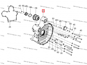 Картер маховика КАМАЗ Евро-3