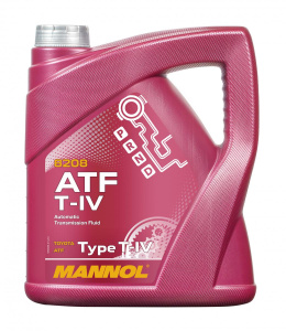 Жидкость для автомат трансмис. Mannol ATF T-IV (Toyota, Lexus) 8208   4л /кор.4шт/ пластик/ замена MN8208-4ME
