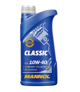 Масло моторное 10w40 п/с Mannol Classic   1л (SN/CH-4; А3/В4) /кор.20шт/ пластик