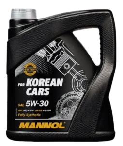 Масло моторное 5w30 син. Mannol for Korean cars  4л (SN/CH-4, ACEA A3/B4) пластик/кор.4шт/выводится/замена на MN7713-4