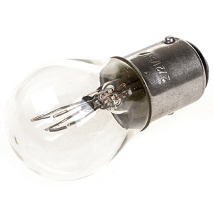 Лампа P21/5W-24V-21/5W метал. цоколь 2-конт СПУТНИК SKYWAY Стопы, габариты/кор.10шт/
