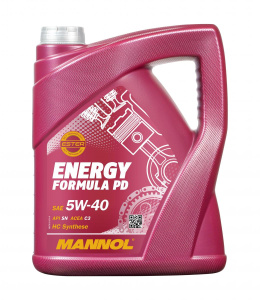 Масло моторное 5w40 син. Mannol Energy Formula PD  5л (SN/CF C3) /кор.4шт/