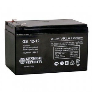 Аккумулятор GS 12В/12Ач (GSL 12-12) AGM