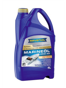 Масло моторное 25W-40 син MARINEOIL PETROL RAVENOL, 4л /кор.4шт/