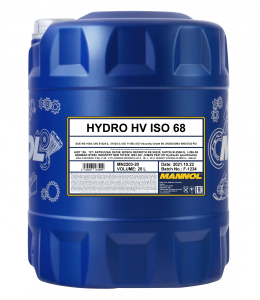Масло гидравлическое Mannol Hydro HV ISO 68 мин.  20л (DIN 51524-2, 51524-3; ISO VG 68)