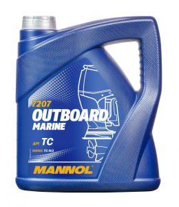 Масло моторное 2T син. Mannol Outboard Marine   4л (TD; NMMATC-W3) /кор.4шт/