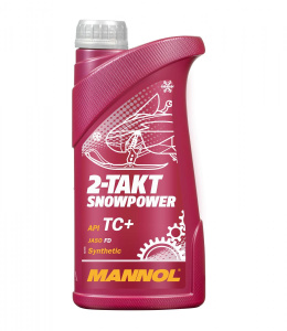 Масло моторное 2Т син. Mannol SNOWPOWER   1л (TC+; ISO-L-EGD;JASOFD) д/скут. и снегоходов /кор.20шт/