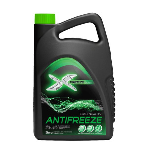 Антифриз X-freeze Green (зеленый)  3кг /кор.4шт/