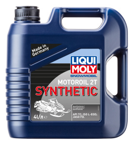 Масло моторное син LIQUI MOLY Snowmobil Motoroil 2T Synthetic L-EGD 4л