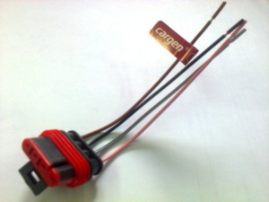 Колодка датчика уровня топлива с проводами (к бензонасосу)