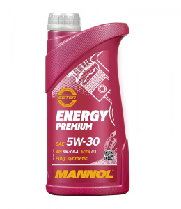 Масло моторное 5w30 син. Mannol Energy Premium  1л (SN; C3) /кор.20шт/