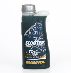 Масло моторное 2Т син. Mannol Premium Scooter 7805 0,5л ( TC+;JASOFDISO-L-EGD) д/скутеров /кор.24шт/снято