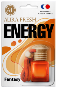 Освежитель подвесной бутылочка Aura Fresh  "ENERGY Fantasy" 6ml /кор.20шт/