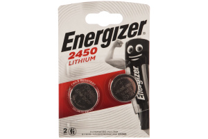 Батарейка  Energizer Lithium CR2450 FSB22 , 2шт блистер таблетка/кор.10шт/