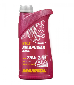 Масло трансмис. 75w140 син. Mannol Maxpower4*4  1л (GL-5 LS) /кор.20шт/