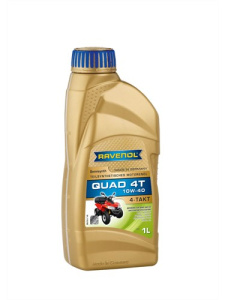 Масло моторное 10W-40 п/с QUAD 4T RAVENOL, 1л /кор.12шт/