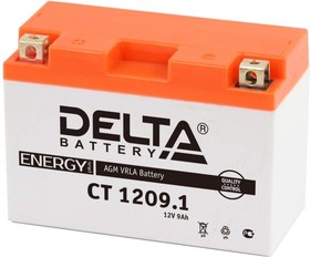Аккумулятор 6СТ DELTA AGM 12V9 Ач п.п СТ12091 (тип YT9B-BS)