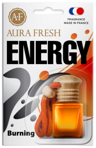 Освежитель подвесной бутылочка Aura Fresh  "ENERGY Burning" 6ml /кор.20шт/НА ВЫВОД