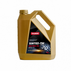 Масло трансмиссионное 75w90 cин. Oilway Sintez-TM 4л (GL-4/5) /кор.4шт/