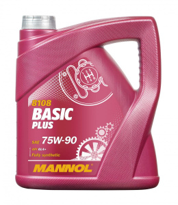 Масло трансмис. 75w90 син. Mannol Basic Plus   4л (GL4+) /кор.4шт/