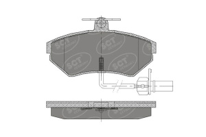 Колодки тормозные FR AUDI A4 95-08/VW PASSAT 96-05 /кор.10шт/