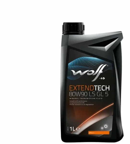 Масло трансмиссионное 80w90 мин. WOLF EXTENDTECH LS 1л (GL-5)/кор.12шт/