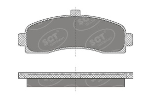 Колодка тормозная FR NISSAN MICRA/MARCH -03 /кор.10шт/