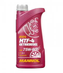 Масло трансмис. 75w80 син. Mannol MTF-4   1л (GL-4) /кор.20шт/