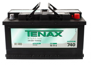 Аккумулятор TENAX Highline 80 о.п. низкий/TE-T7-2