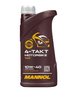 Масло моторное 4T син. 10w40 Mannol Motorbike  1л (SN; JASO MA/MA2) пластик /кор.20шт/ замена MN7812-1ME