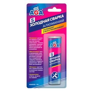 Холодная сварка алюминий AGA 58гр /кор.24шт/ 