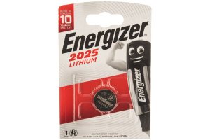 Батарейка Energizer Lithium CR 2025 FSB1, 1шт таблетка/кор.10шт./