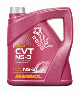 Масло трансмис. Mannol CVT NS-3 8220 4л пластик/кор.4шт/замена MN8220-4ME