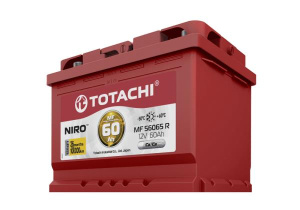Аккумулятор TOTACHI NIRO MF 56065, 60 п.п