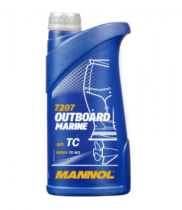 Масло моторное 2T син. Mannol Outboard Marine   1л (TD; NMMATC-W3) /кор.20шт/