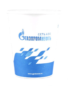 Стакан с крышкой Газпромнефть бумажный 100шт