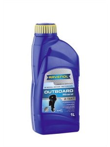Масло моторное Outboard 2T Mineral RAVENOL, 1л /кор.12шт/