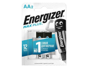 Батарейка Energizer Max Plus AA/E91 BP2, блистер 2 шт/кор.12шт/