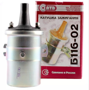 Катушка зажигания ГАЗ 24,3307,УАЗ,ПАЗ (б/контакт. сист. зажиг) Б-116