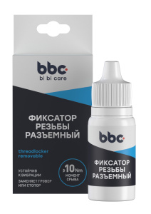 Фиксатор резьбы разъемный BiBi Care 6 мл /кор.32 шт/