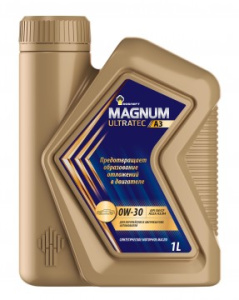 Масло моторное 0w30 син. Роснефть Magnum Ultratec A3  1л (SN/CF) /кор.12шт/