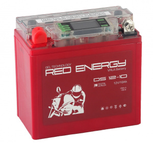 Аккумулятор 6СТ 10 Red Energy мото AGM (тип 12N9-4B-1) 