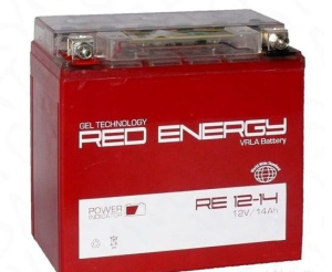 Аккумулятор 6СТ 14 Red Energy мото AGM (тип YTX14-BS)
