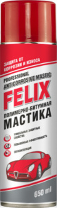 Мастика полимерно-битумная Felix аэрозоль 650 мл /кор.12шт/