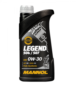 Масло моторное 0w30 син. Mannol Legend 504/507 7730  1л (SN; C2/C3) /кор.20шт/
